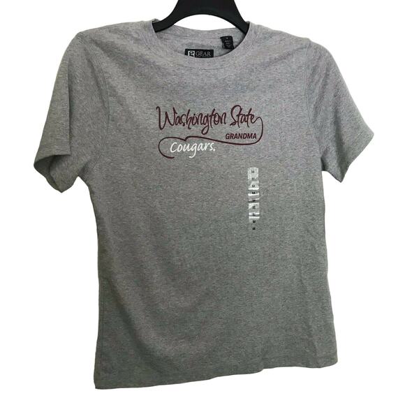 Washington State Cougars Grandma NWT Gray T-Shirt - Size Medium - Gear For Sport - Picture 1 of 6
